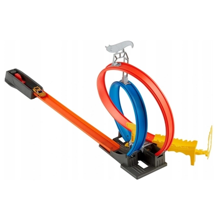 Hot Wheels Wyzwanie Podwójna Pętla Tor + Autko Zestaw Energy Track GND92